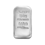 شمش نقره 100گرمی زیوتو