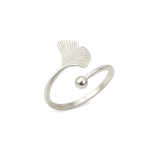 انگشتر نقره فری‌سایز دم وال