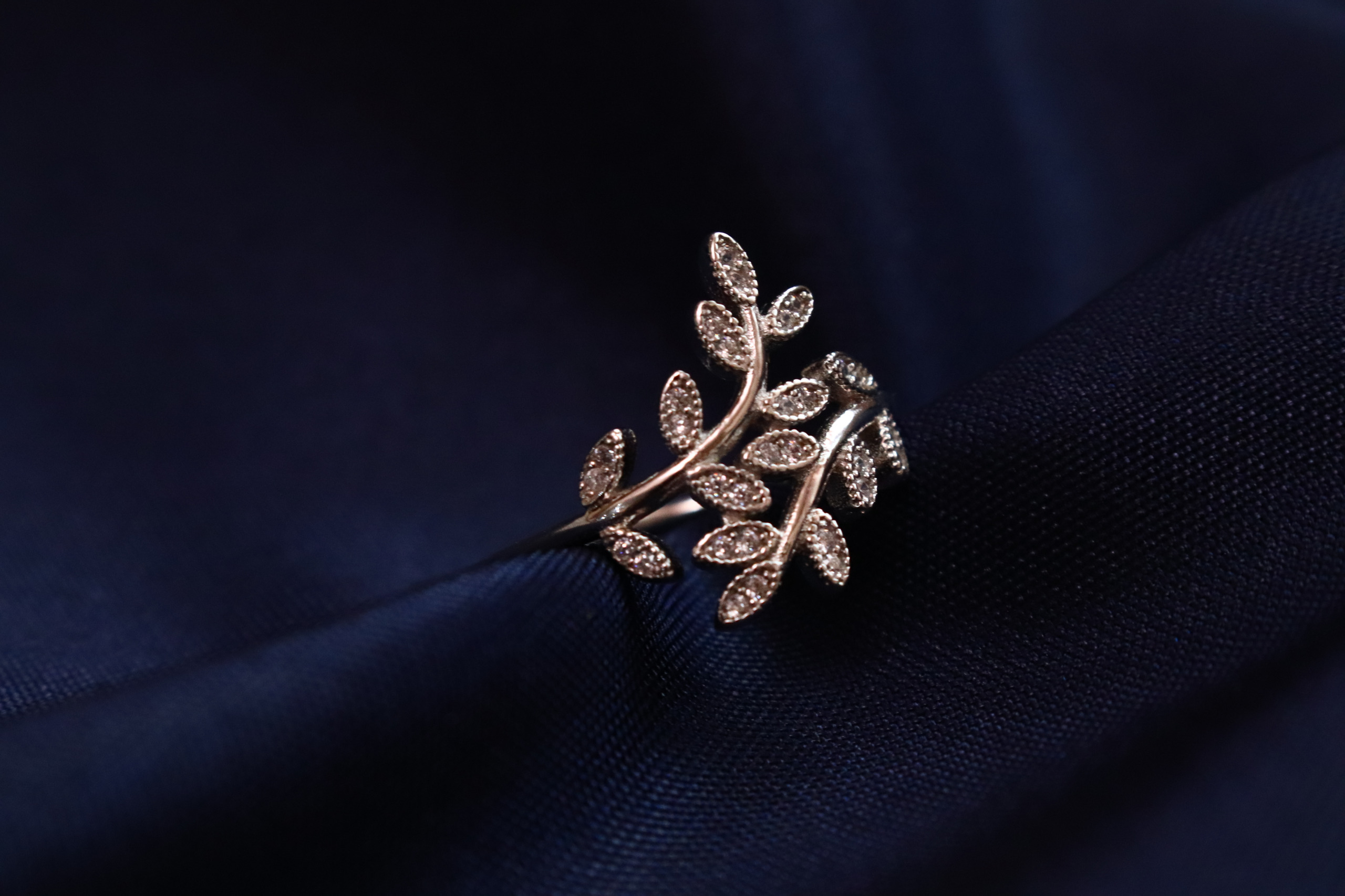 انگشتر نقره طرح شاخه و برگ 5 انگشتر نقره طرح شاخه و برگ-حوض نقره