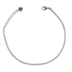 دستبند نقره تنیسی ایتالیایی