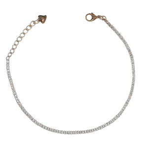 دستبند نقره تنیسی ایتالیایی-حوض نقره