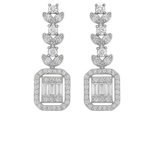 گوشواره نقره امرکات-حوض نقره