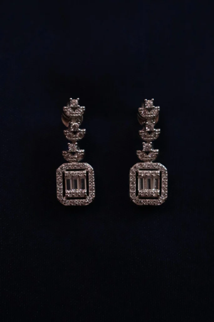 گوشواره نقره امرکات-حوض نقره