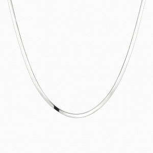 زنجیر نقره هرینگبون ماری ایتالیایی-حوض نقره