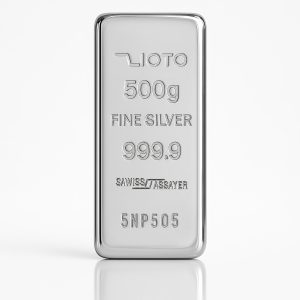 خرید شمش نقره 500گرمی زیوتو