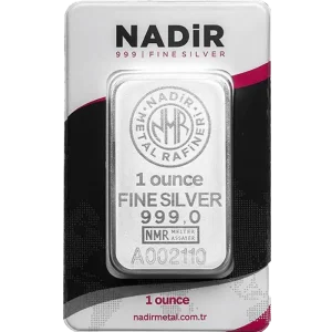 شمش نقره 1اونس نادیر ترکیه