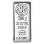 شمش نقره 500گرمی نادیر ترکیه