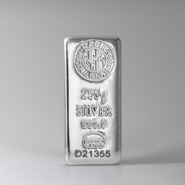 شمش نقره 250گرمی نادیر ترکیه 1 شمش نقره 250گرمی نادیر ترکیه